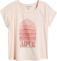 CITY BLUES Crochet Detail Muscle T-Shirt