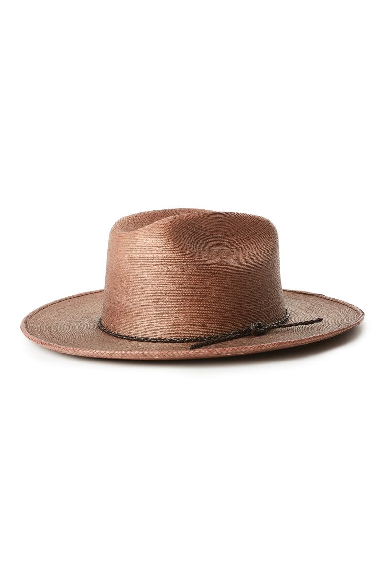 Vasquez Palm Cowboy Hat, Main, color, BROWN