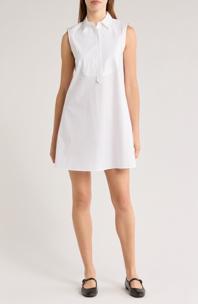 Theory Sleeveless Bib Polo Dress, Main, color,