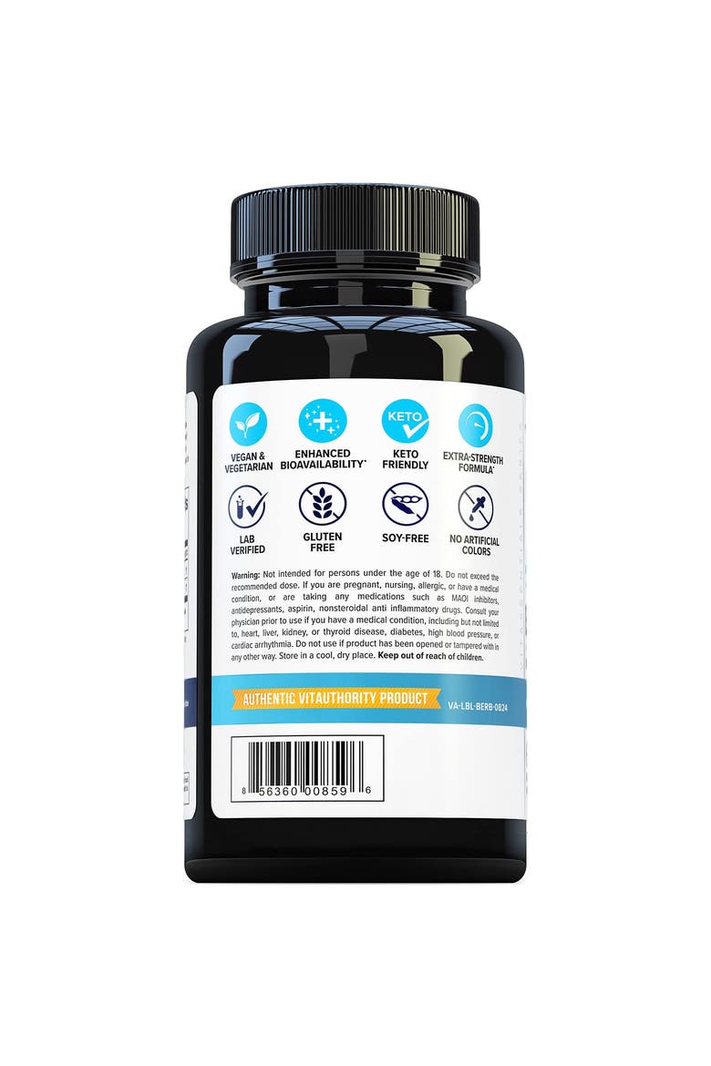 Berberine+ Capsules, 60ct, Alternate, color, No Color