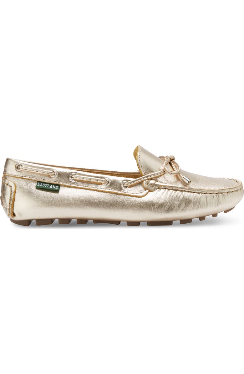 Eastland Marcella Bow Driving Loafer, Alternate, color, Gold
