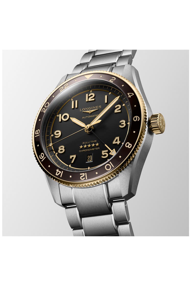 Spirit Zulu Bracelet Watch, 39mm, Alternate, color, BLACK