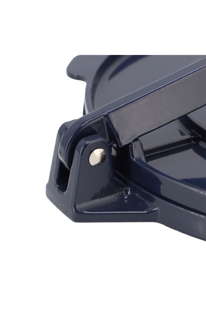 OSTER Ravello 8 Inch Cast Aluminum Round Tortilla Press, Alternate, color, Dark Blue