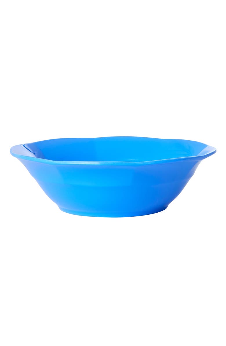 Rice by Rice Set of Four Melamine Soup Bowls, Main, color, Sky Blue