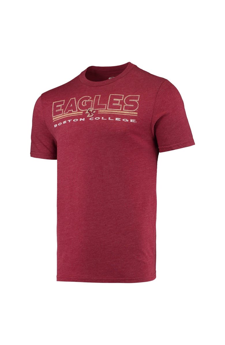 CONCEPTS SPORT Men's Concepts Sport Heathered Charcoal/Maroon Boston College Eagles Meter T-Shirt & Pants Sleep Set, Alternate, color, Heather Charcoal