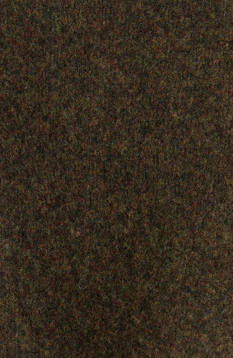 McQueen Embroidered Skull Wool Crewneck Sweater, Alternate, color, Olive/ Honey