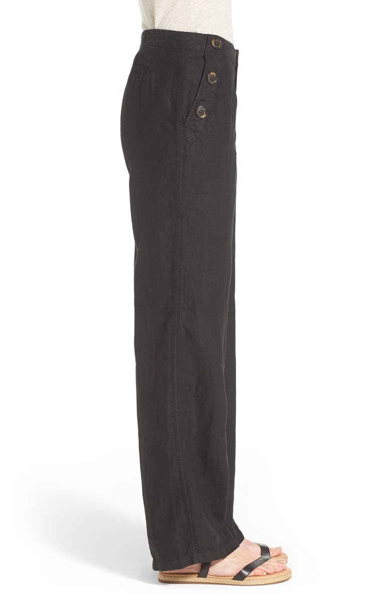 Caslon<sup>®</sup> Linen Sailor Pants, Alternate, color, 