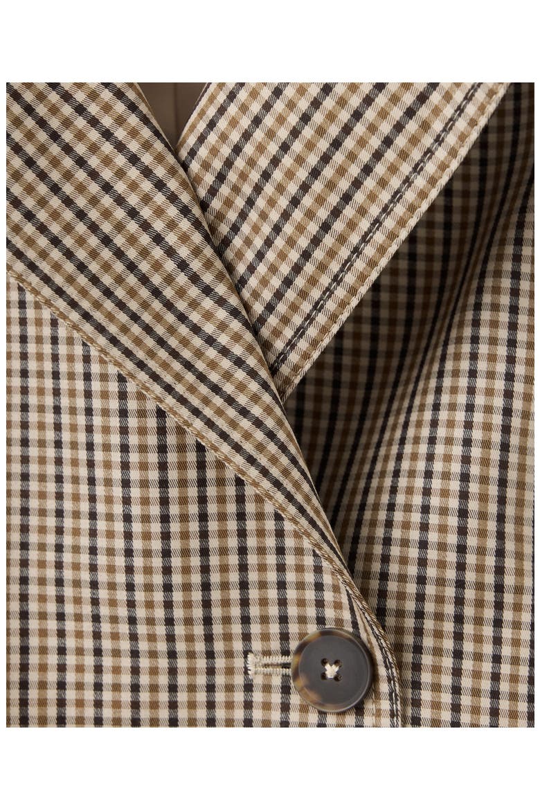Everest Plaid Belted Jacket, Alternate, color, BEIGE