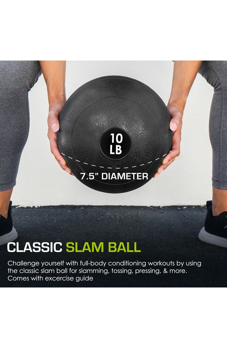 ProsourceFit Classic Slam Ball, Alternate, color, 10 Lb