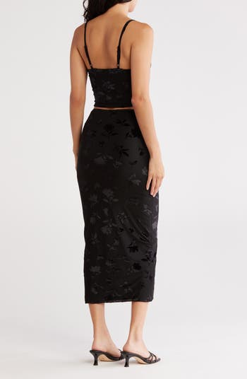 2-Piece Lace Cami & Midi Skirt Set