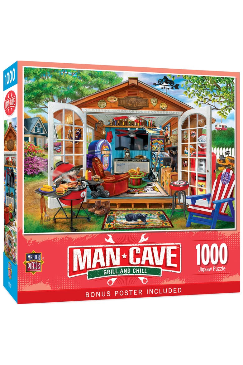 Grill and Chill 1000 Piece Jigsaw Puzzle, Main, color, Multicolor