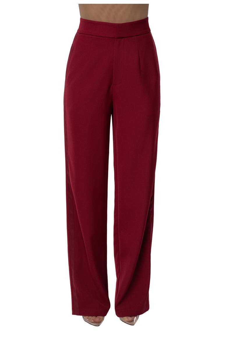 JLUXLABEL Suite Life Woven Pant, Main, color, Burgundy