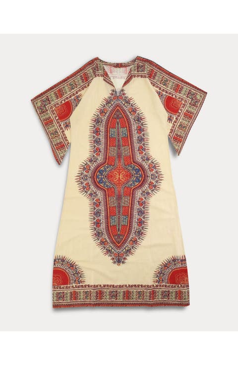 Amira Printed Cotton Dress