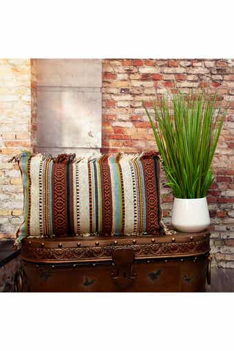 PARKLAND COLLECTION Woody Transitional Brown Throw Pillow