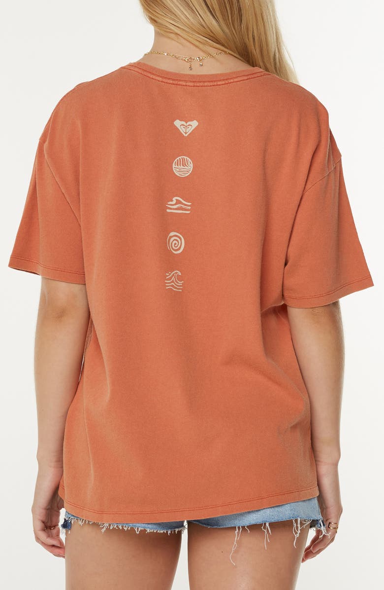 Roxy Protect the Locals Oversize Cotton Graphic T-Shirt, Alternate, color, Aragon Protect The Locals