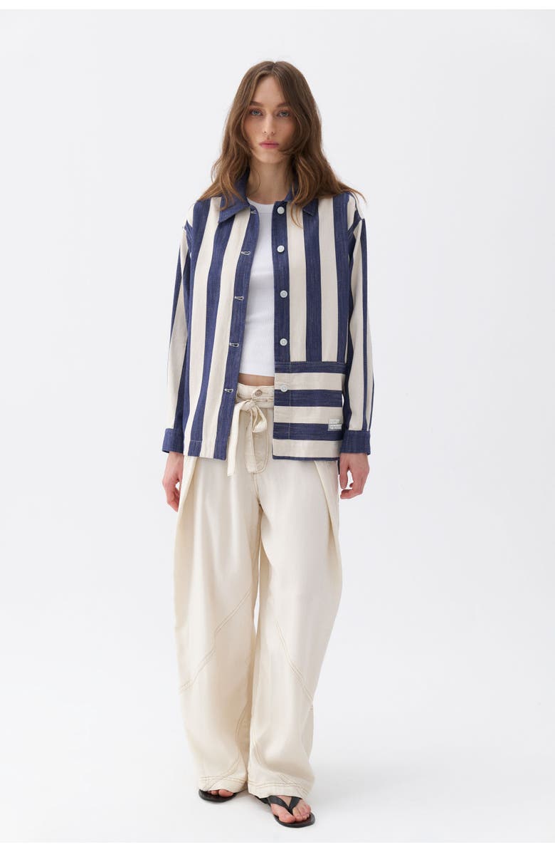 Nocturne Striped Jacket, Alternate, color, 