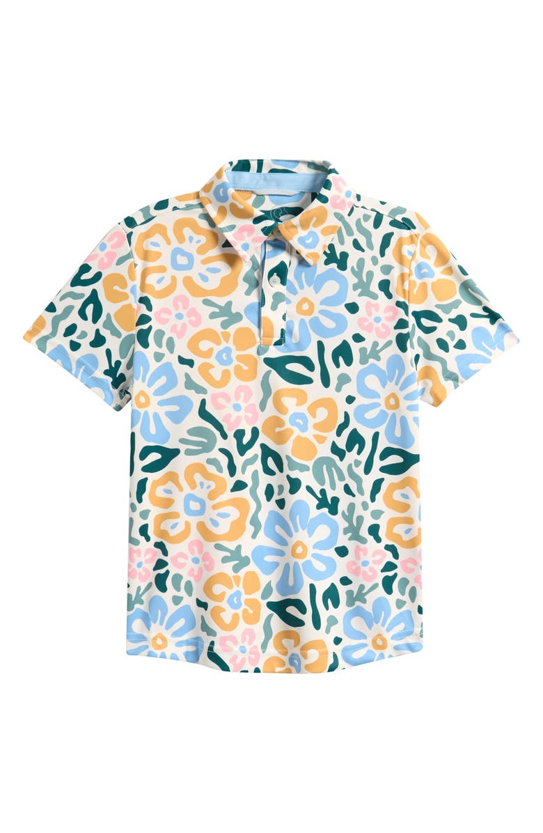 Swannies Kids' Larue Athletic Fit Polo, Main, color, Sky