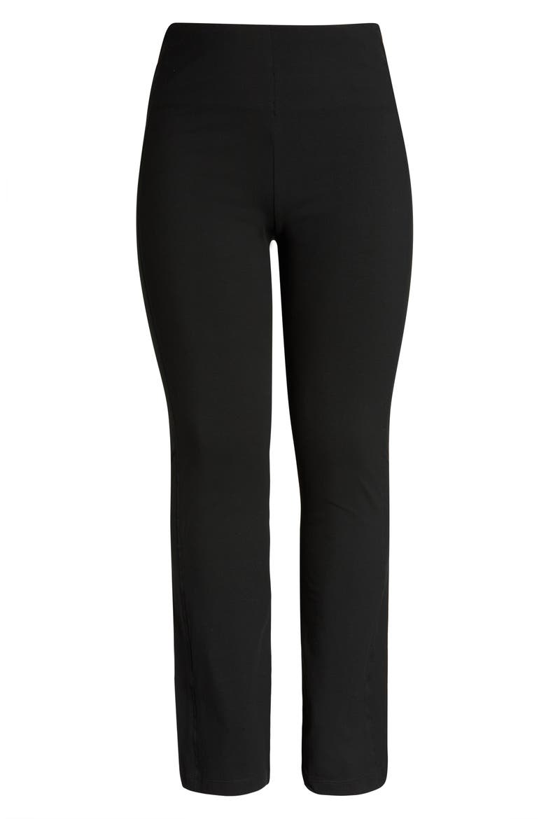 'Lyssentials Tara Bootcut Pants, Alternate, color, BLACK