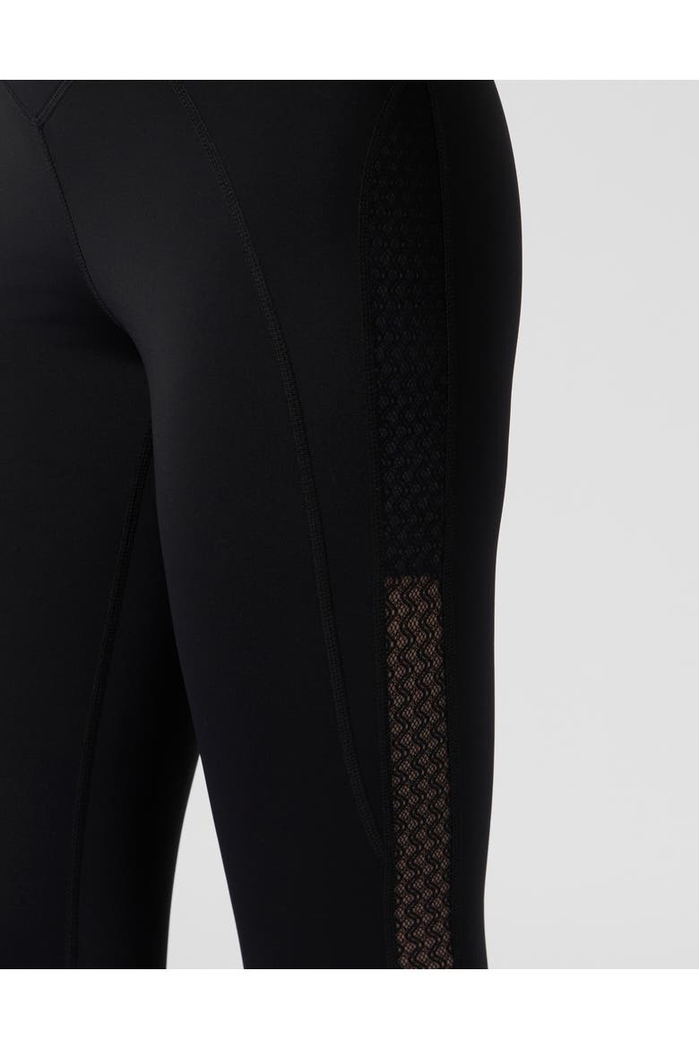 Leggings With Mesh Inserts Ps Women, Alternate, color, black