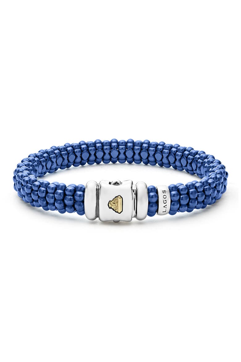 Blue Caviar Ceramic Rope Bracelet, Alternate, color, ULTRAMARINE