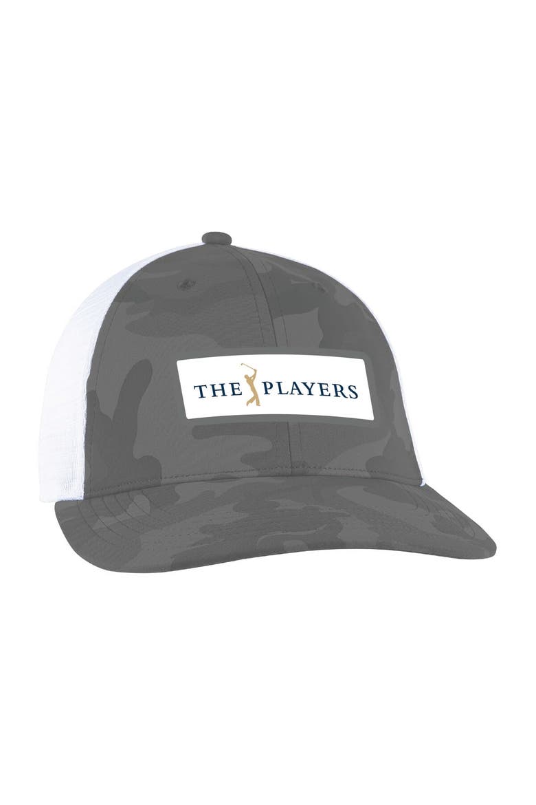 Men's THE PLAYERS  Ahead Gray  Camo Flex Hat, Alternate, color, Gray
