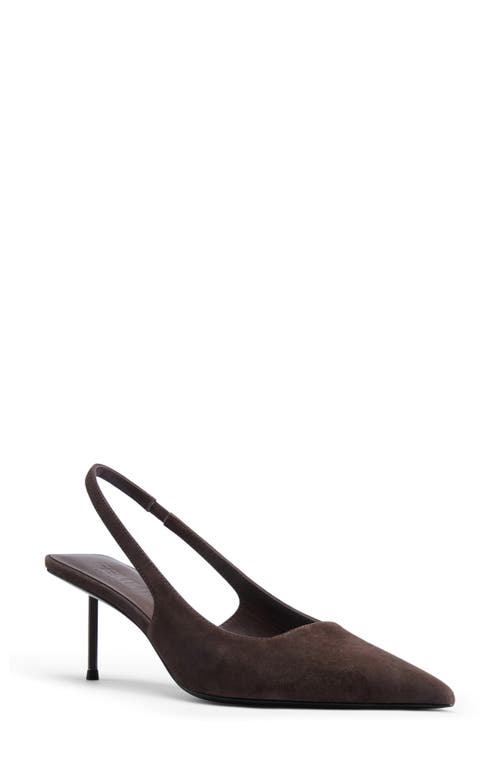 Femme La G55 Slingback Pump In Brown
