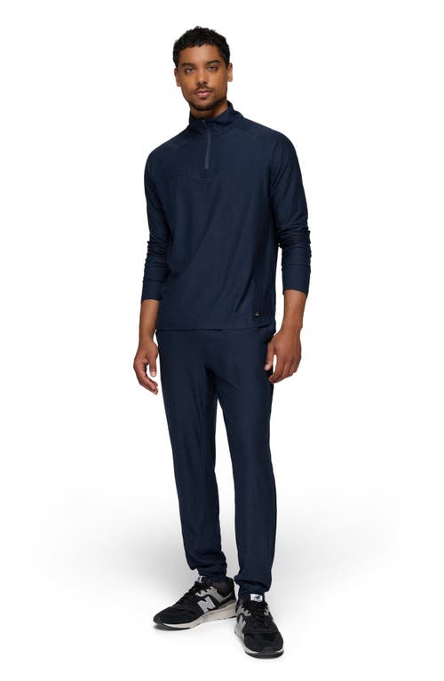 Prana Altitude Tracker Performance Quarter Zip In Blue
