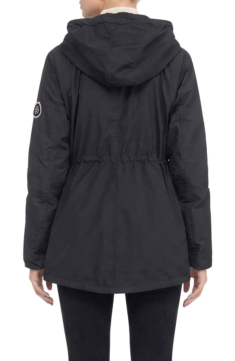 GORSKI Lightweight Jacket With Zip Jackets & Hood, Alternate, color, Black