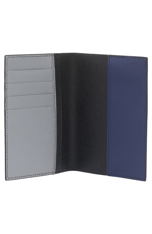 DOLCE & GABBANA DOLCE&GABBANA DAUPHINE COLORBLOCK LEATHER PASSPORT HOLDER