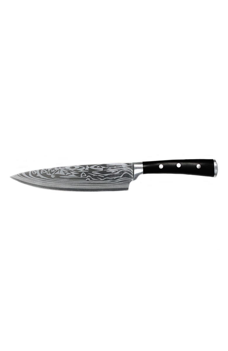 BergHOFF INTERNATIONAL Antigua 8" Chef Knife, Main, color, Black/ Silver