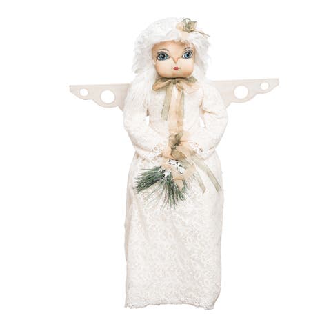 Natalie Snow Angel Joe Spencer Gathered Traditions Christmas Art Doll Figure