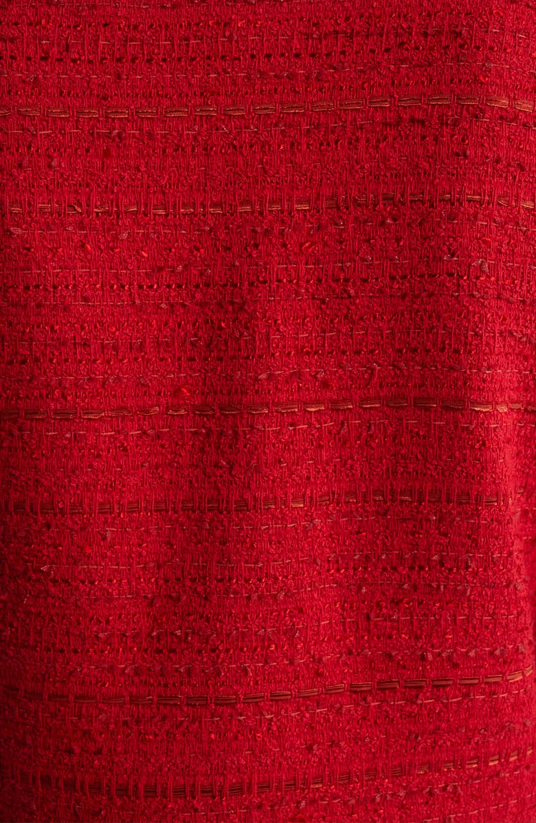 KOBI HALPERIN Clara Tweed Jacket, Alternate, color, Scarlet