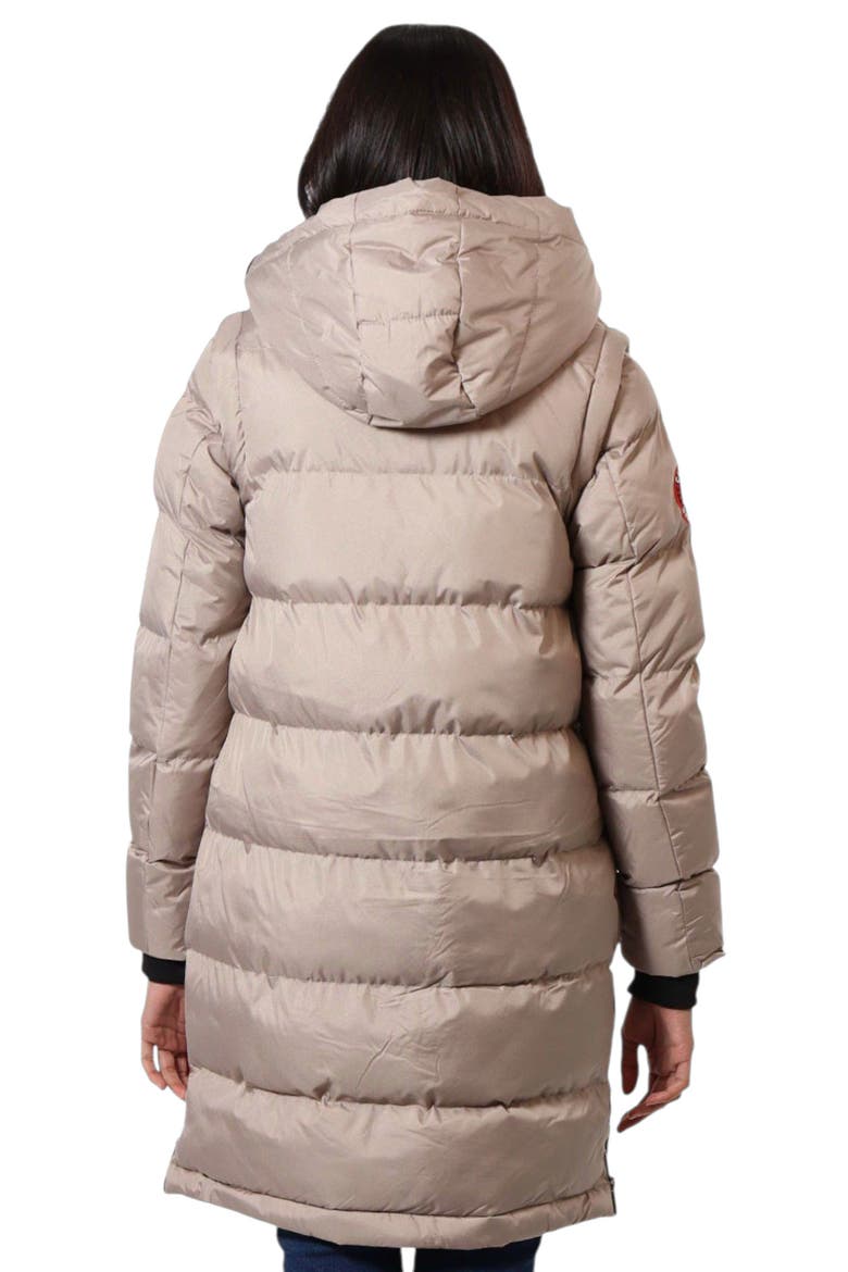 Women's Long Heavyweight 2 in 1 Puffer Jacket and Vest, Alternate, color, BLUSH