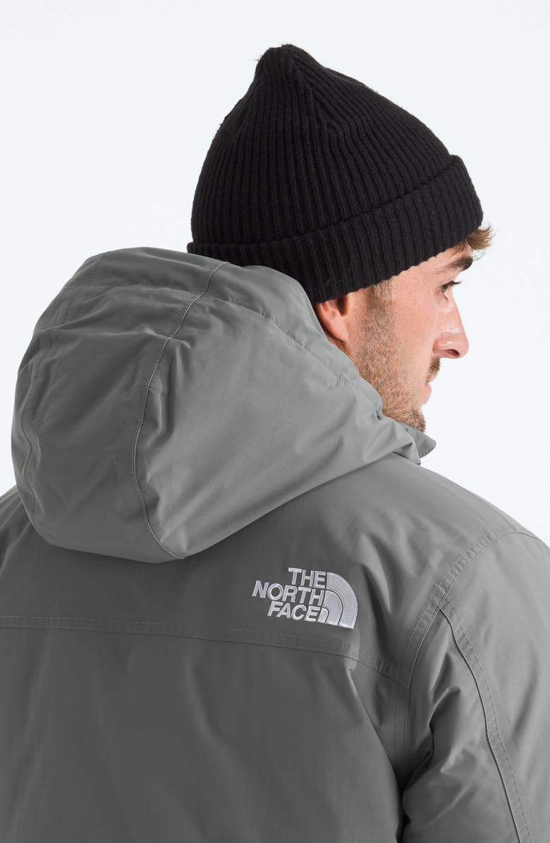 The North Face McMurdo Water Repellent 600 Fill Power Down Jacket with Removable Faux Fur Trim, Alternate, color, Smoked Pearl