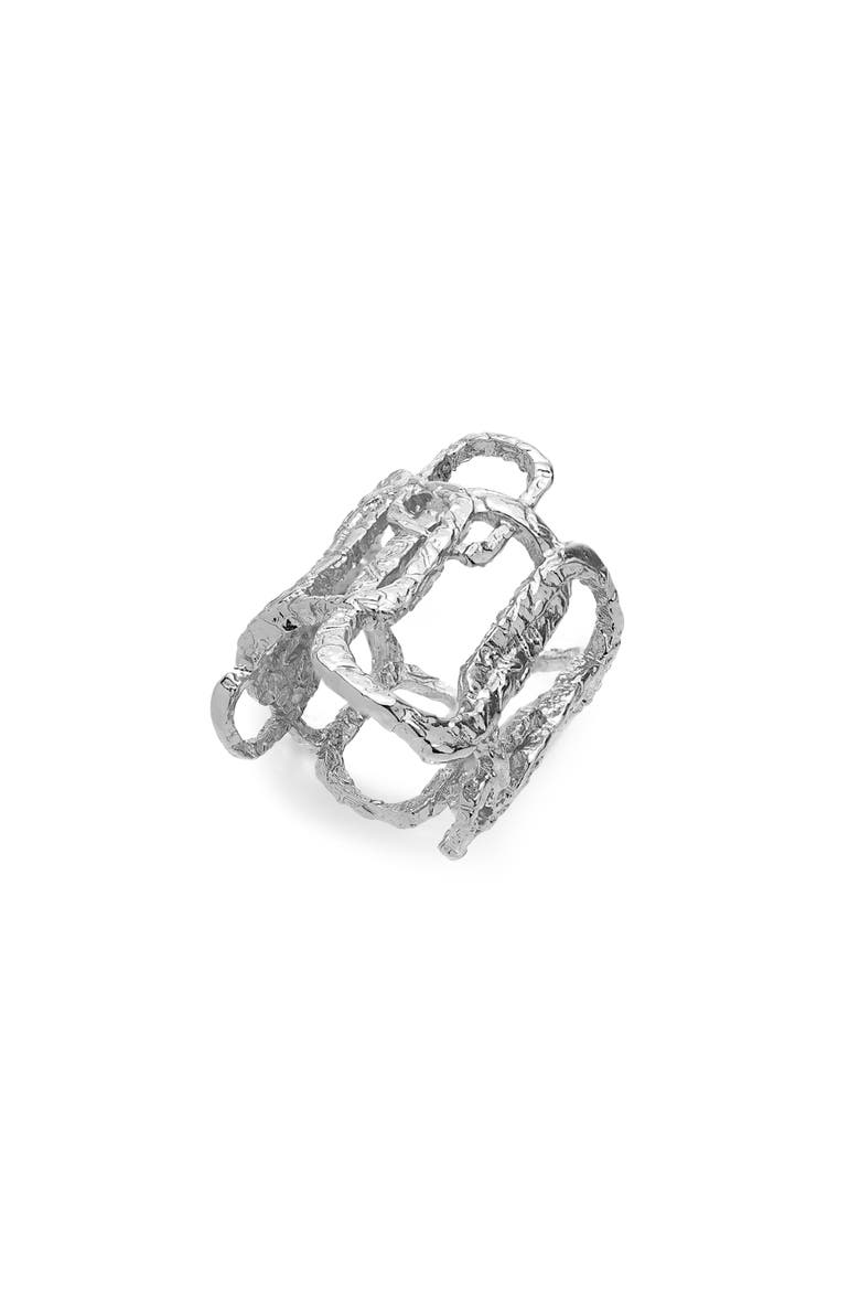 Roman Arc Ring, Alternate, color, Silver
