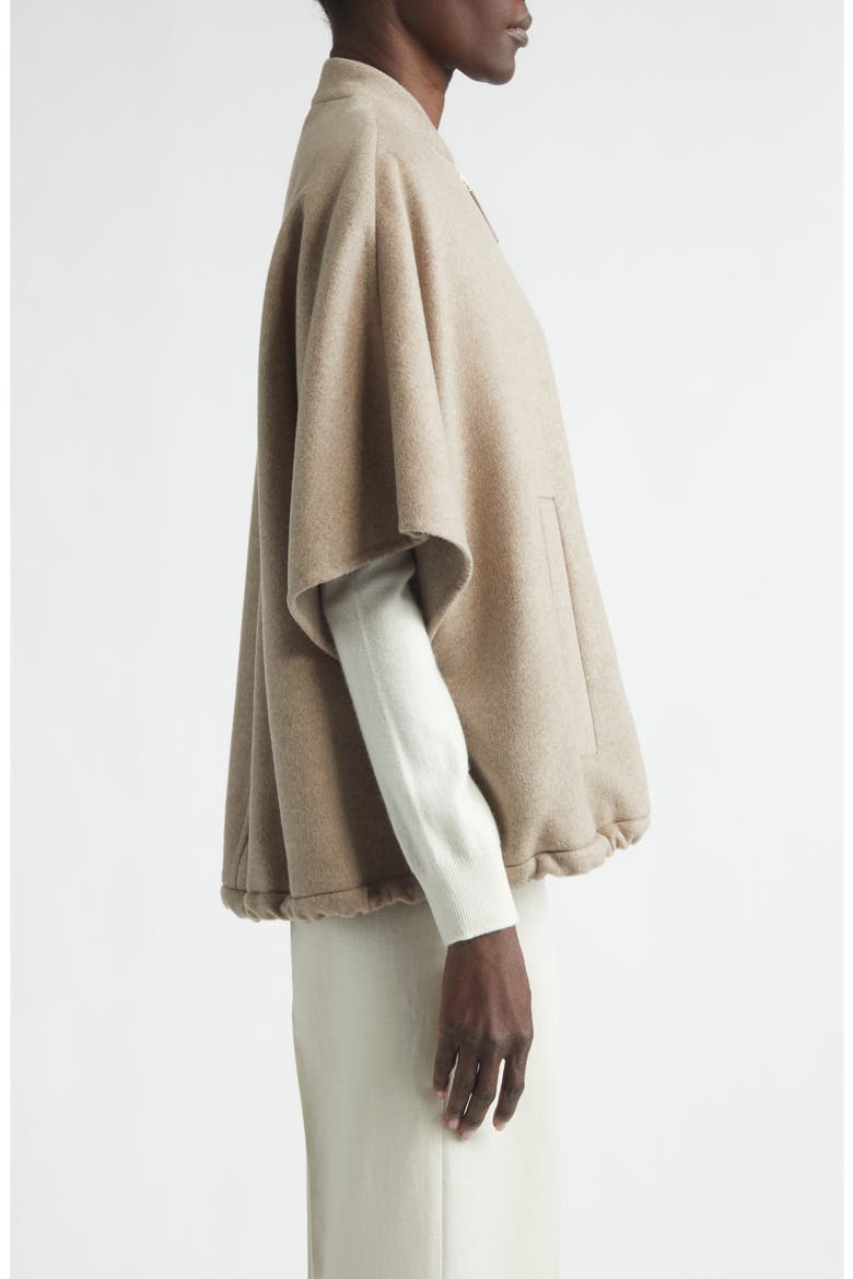 Aeuro Cashmere Cape, Alternate, color, TAWNY BRONZE BROWN