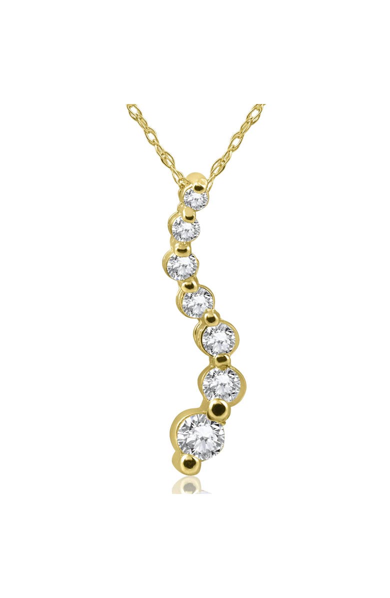 Bliss Diamond 1/2 Ct Lab Grown Diamond Journey Pendant in or Gold, Alternate, color, 