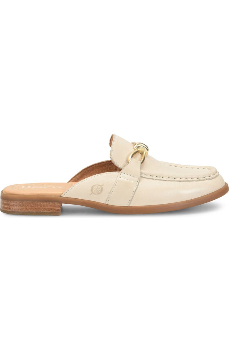 Børn Claire Mule, Alternate, color, Cream Leather