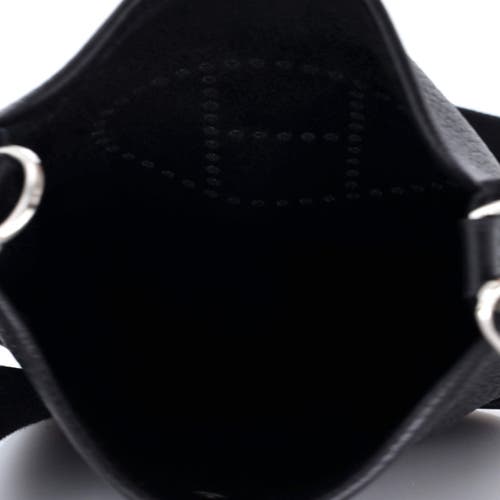 Pre-owned Hermes Hermes Evelyne Bag Gen Iii Clemence Tpm In Black