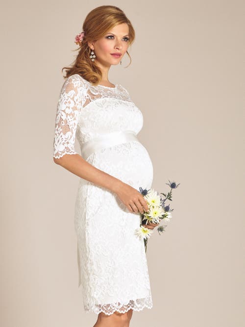 Tiffany Rose Maternity Amelia Maternity Dress In White