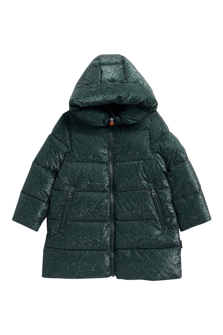 Kids' Trista Hooded Puffer Coat, Main, color, LAND GREEN