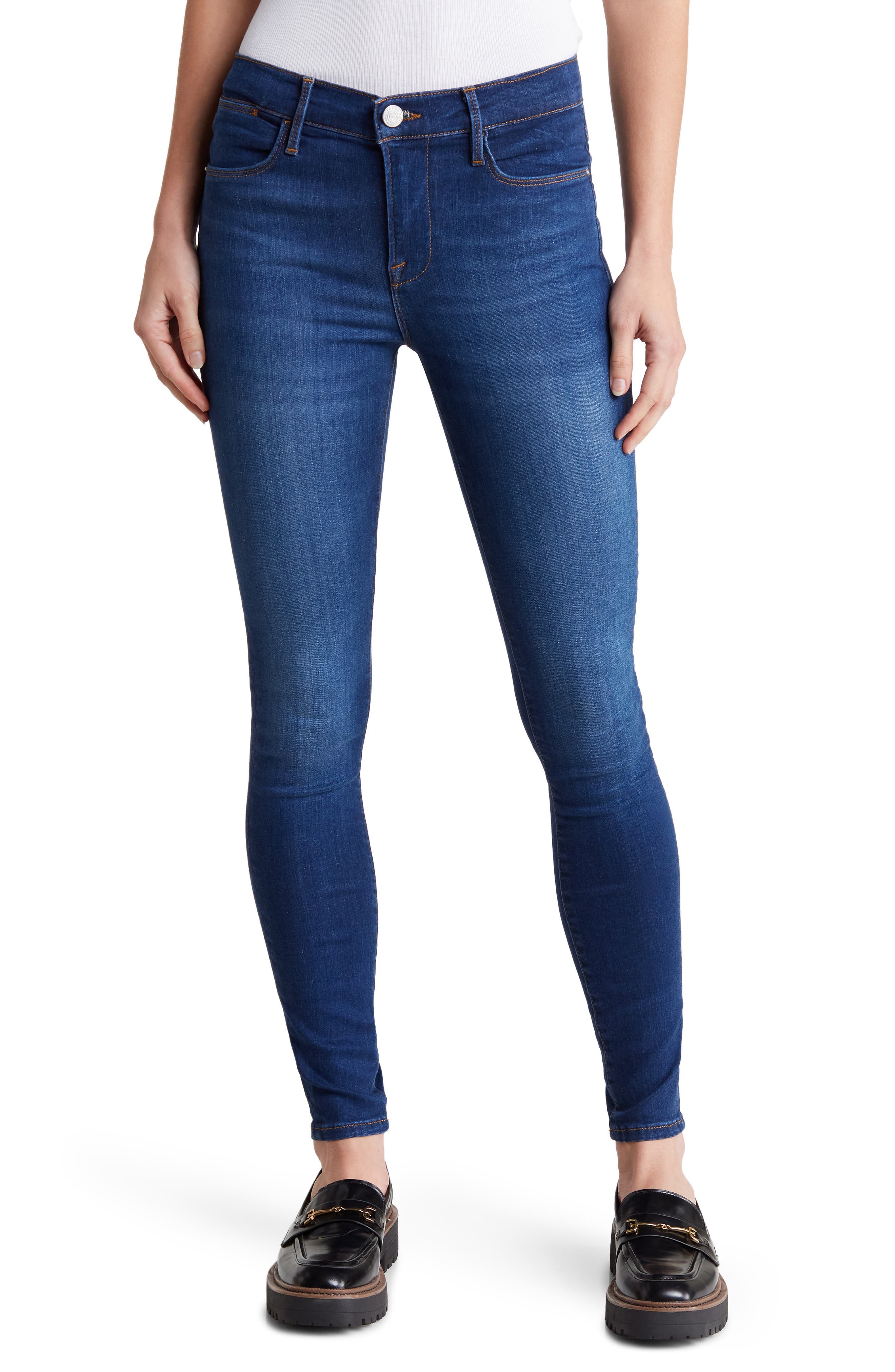 FRAME Le High Skinny Jeans