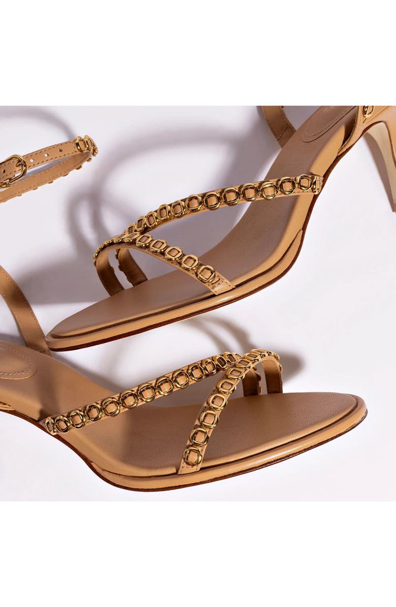 Larroudé Milanina Mini Sandal, Alternate, color, Tan