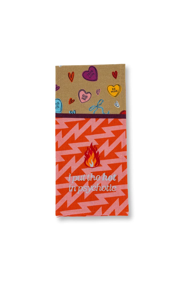 Furbish Hot in Psychotic Dish Towel, Main, color, Hot In Psychotic
