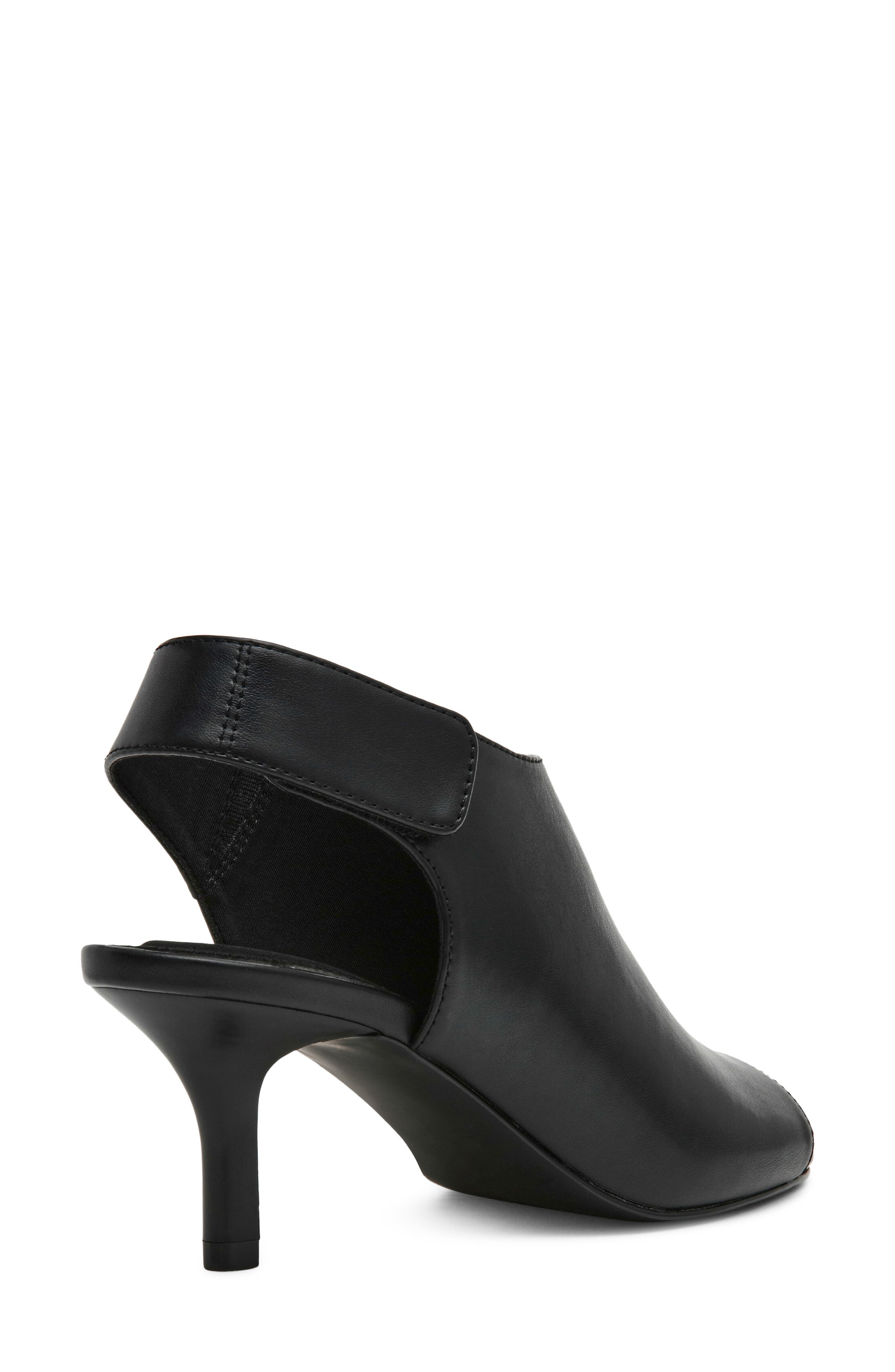 Anne Klein Semana Ankle Strap Sandal, Alternate, color, Black Smooth