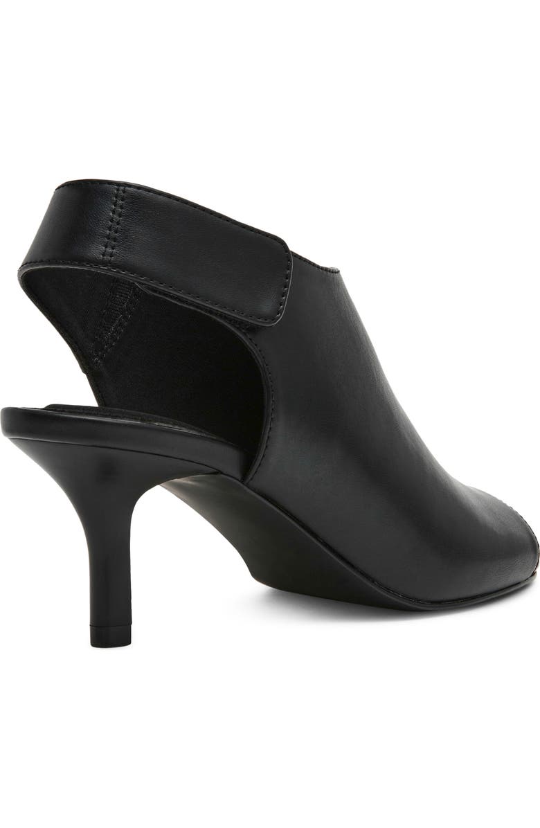 Anne Klein Semana Ankle Strap Sandal, Alternate, color, Black Smooth