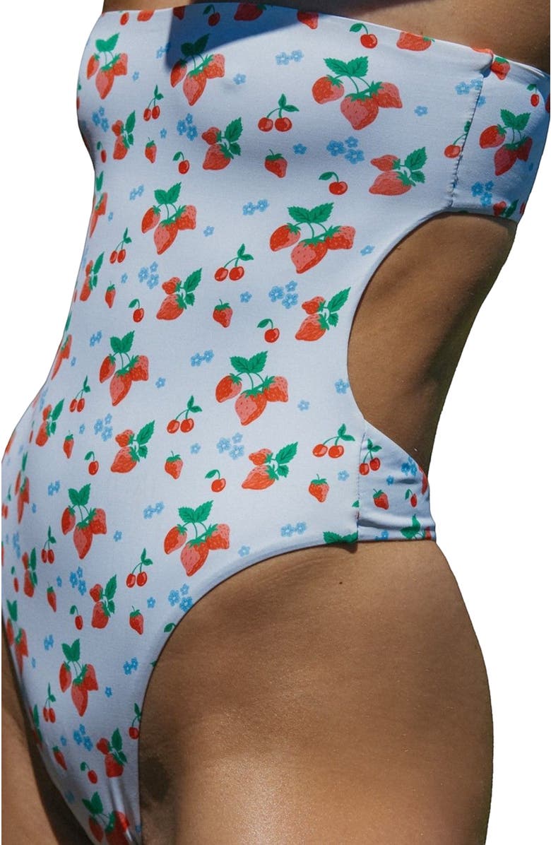 Bright Swimwear Ruby One Piece, Main, color, Berry Bliss