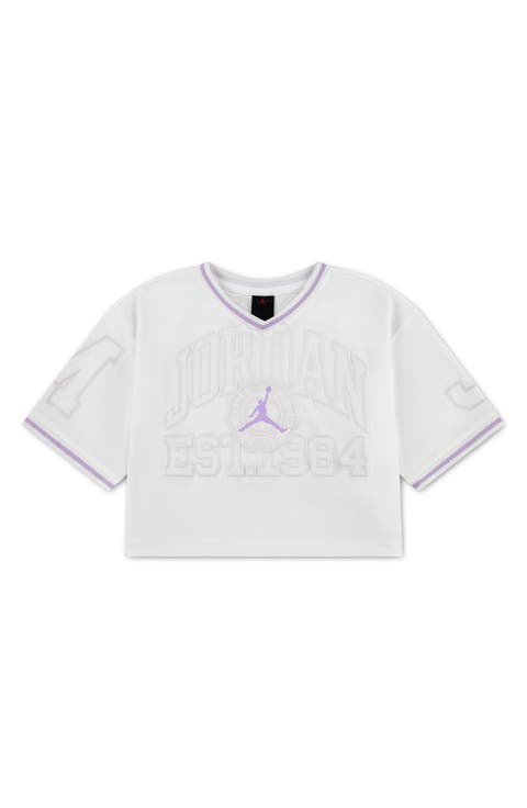 Kids' Crop Boxy Fit Tee (Big Kid)