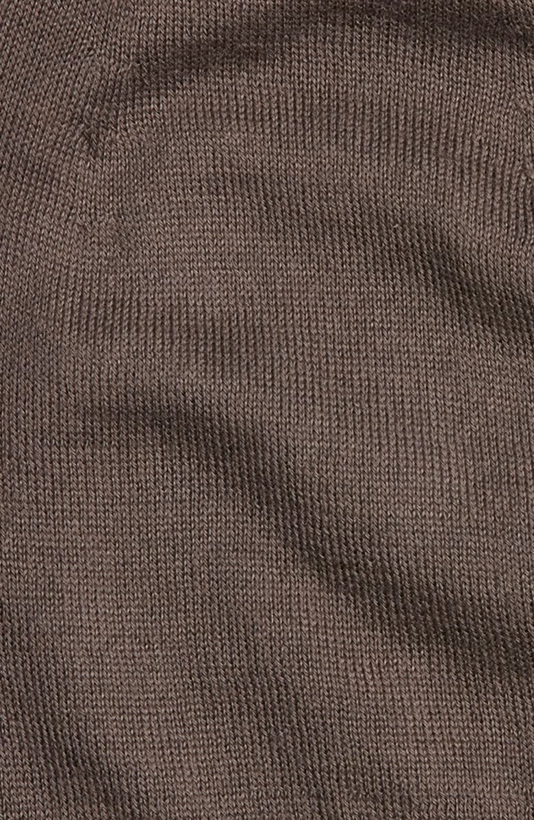 Saint Laurent Cashmere Logo Beanie, Alternate, color, Brown