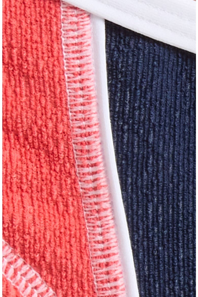 Surf Tide High Leg Bikini Bottoms, Alternate, color, DARK NAVY